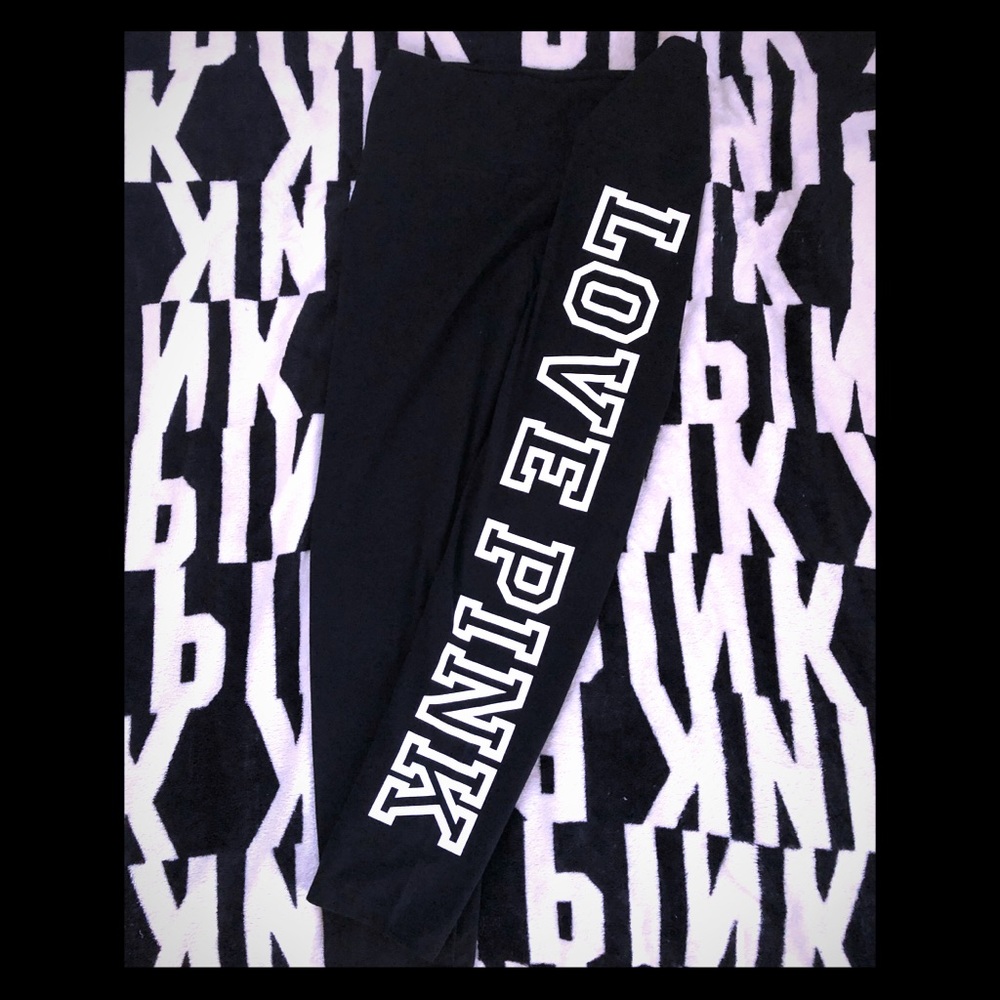 💥💥SOLD!!💥💥VS PINK Logo Leggings